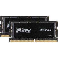 Kingston FURY Impact DDR5 16GB Kit 4800MHz CL38 On-die ECC SO-DIMM 262-PIN - Unleash High-Performance Gaming and Multitasking!